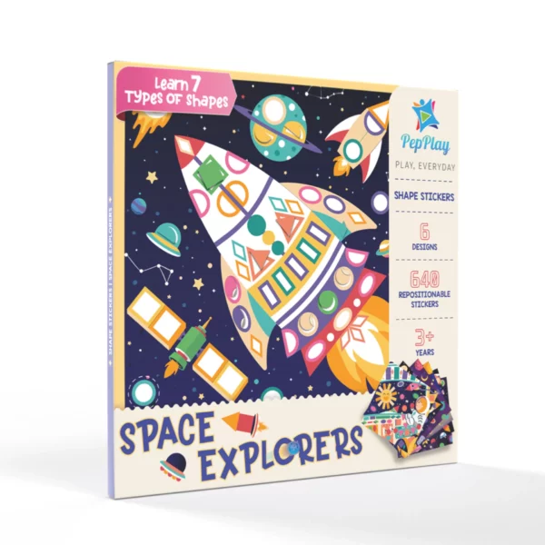 Educational Shape Sticker for Space Explorers